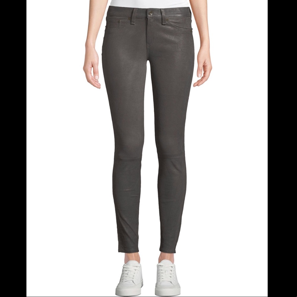 Rag & Bone Leather Skinny Pants